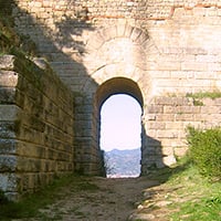 La Porta Rosa nell'area archeologica di Velia